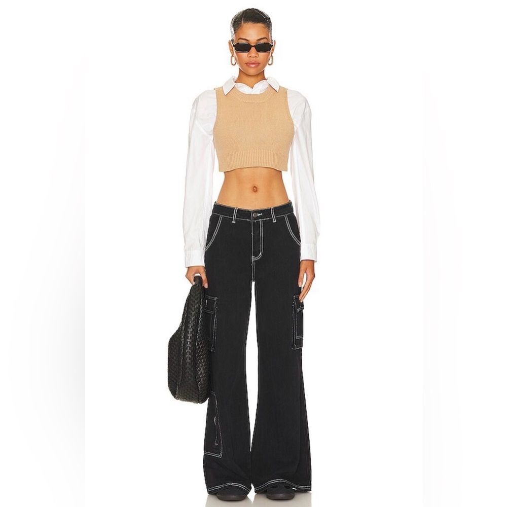 Women’s Superdown Black Cargo Jeans